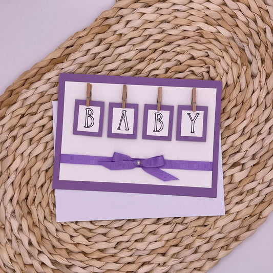 Baby Banner Purple